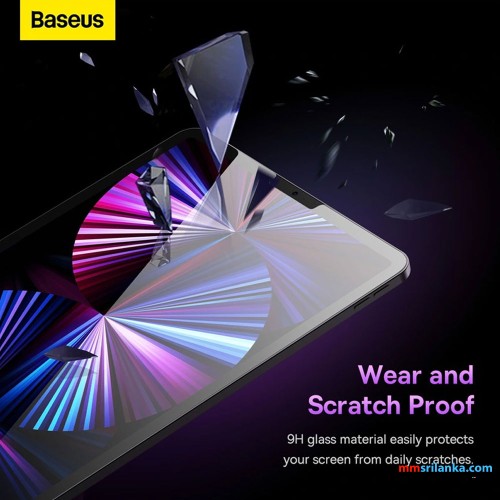 Baseus iPad Pro/Air3 10.5″ / iPad 7/8/9 10.2″ Crystal Series HD Tempered Glass Screen Protector